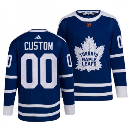 Miesten NHL Toronto Maple Leafs Pelipaita Custom Reverse Retro 2.0 Adidas 2022-23 Sininen Authentic Miesten NHL Toronto Maple Leafs Pelipaita Custom Reverse Retro 2.0 Adidas 2022-23 Sininen Authentic